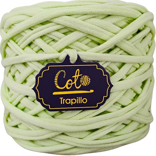 Trapillo Verde Limón Claro de Algodón Variedad de Colores