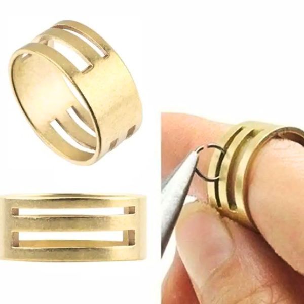 Anillo para Bisuteria abre y cierra argollas 2 Ranuras