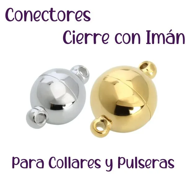 Conector Cierre Imantado Redondo<br>(8 mm) unidad