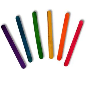 Palitos de Chupetes de Colores para Manualidades Escolares