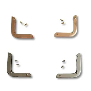 Filos L de Metal Embellecedores para Bolsos y Carteras