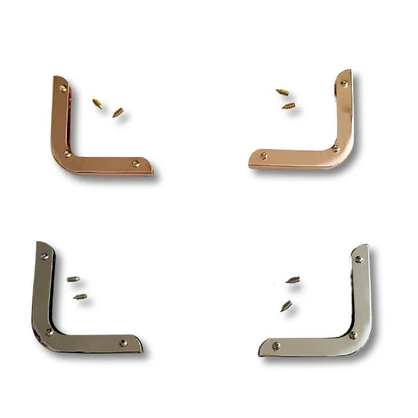 Filos L de Metal Embellecedores para Bolsos y Carteras
