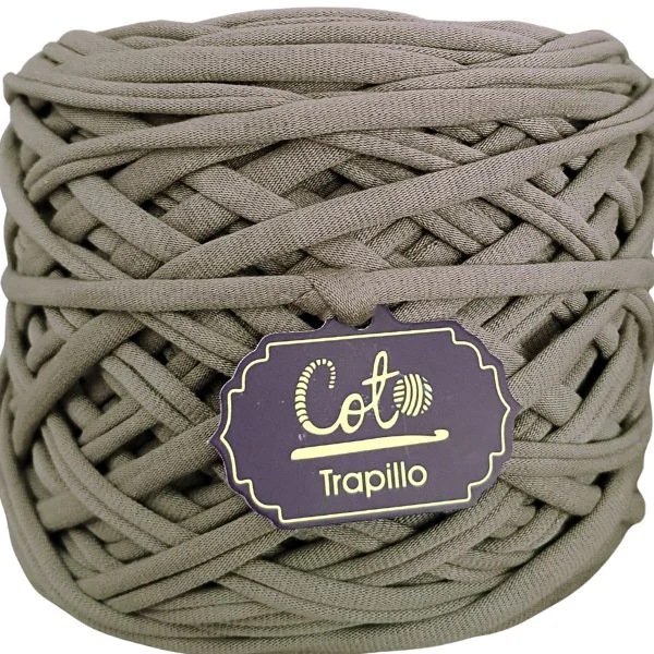 Trapillo Beige Oscuro de Algodón Variedad de Colores
