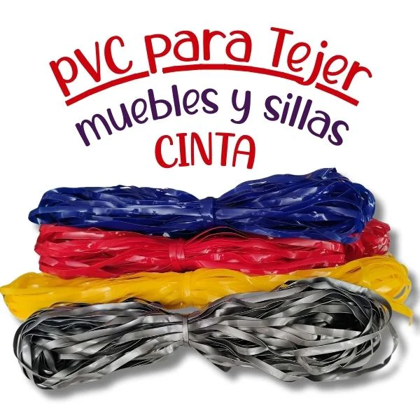 PVC para Tejer Muebles y Sillas CINTA de PLÁSTICO