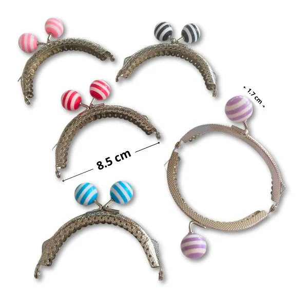 Tic Toc Candy Boquilla Monedero 85 mm Tic Tac Carteras y Bolsos Estilo Vintage Retro Bola Grande