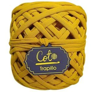 Trapillo Mostaza 1 de Algodón para Tejer