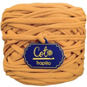 Trapillo Mostaza para Tejer a Crochet y Manualidades