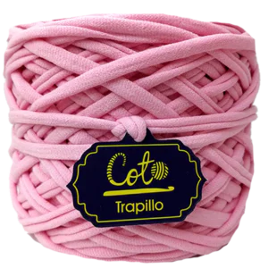 Trapillo Rosado Claro de Algodón Excelente Calidad Perú
