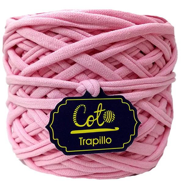 Trapillo Rosado Claro de Algodón Excelente Calidad Perú