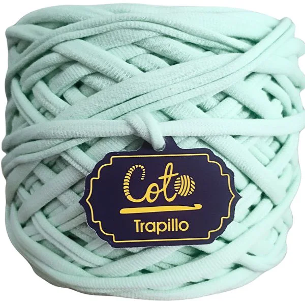 Trapillo Verde Agua Bebé Claro de Algodón Variedad de Colores