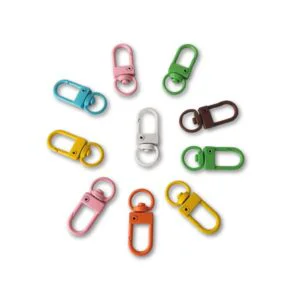 Mosquetones tipo clip de colores 3cm