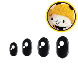 Ojos de Seguridad OVALADOS Kawaii Varios Tamaños