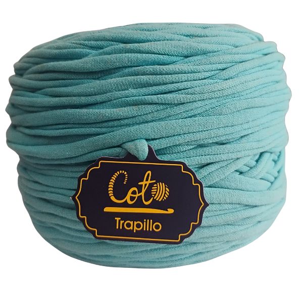 Trapillo Remate Oferta 229 Color Turquesa Claro sucio manchas