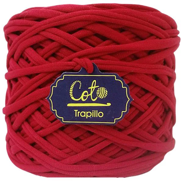 Trapillo Rojo Carmin De Algodón Jersey