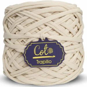 Trapillo Crema de Algodón para Tejer