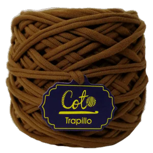 Trapillo Mocca de Algodón para Tejer a Crochet