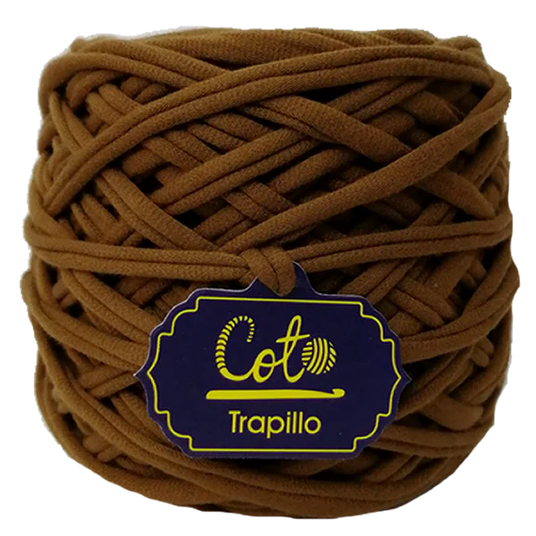 Trapillo Mocca de Algodón para Tejer a Crochet