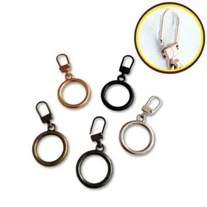 Jaladores Automáticos de Metal Circulo Salva Cremallera