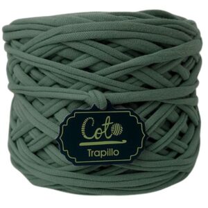 Trapillo Verde Tuna Alto para Tejer a Crochet y Manualidades