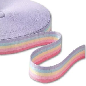 Cinta de Algdón Mercerizado colores pastel