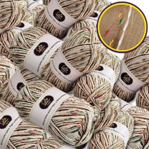 Lana Chenille Fantasía 4 hebras con Lurex