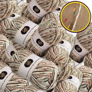 Lana Chenille Fantasía 4 hebras con Lurex