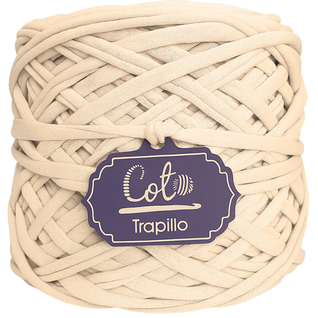 Trapillo Champagne Coto Trapillo de Algodón Variedad de Colores