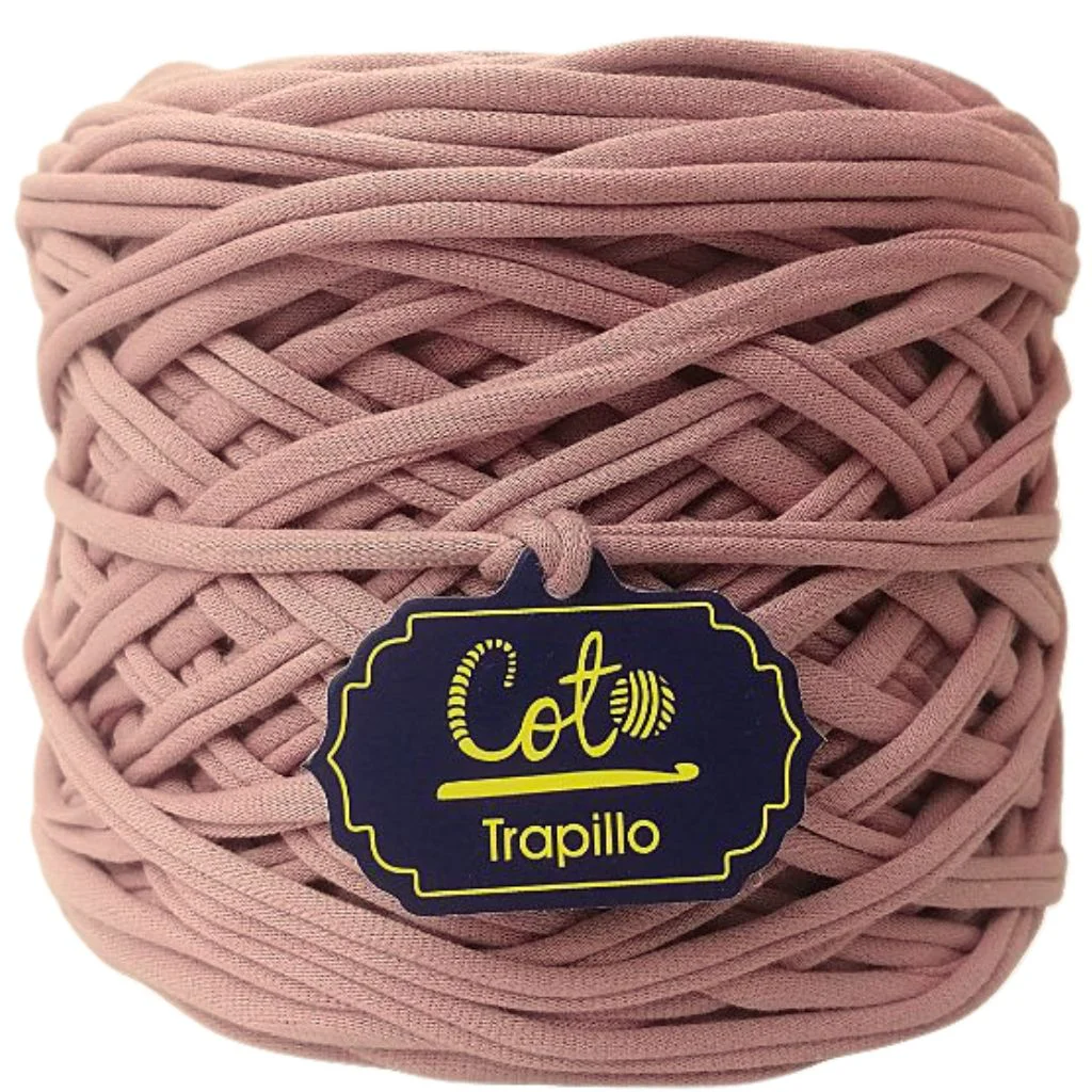 Trapillo Rosa Terracota Claro de Algodón Variedad de Colores