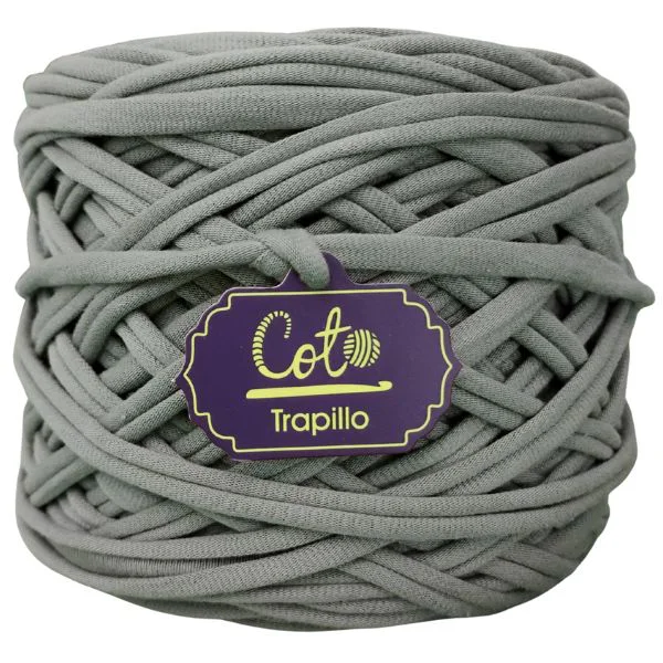 Trapillo Verde Olivo Cenizo de Algodón en Perú