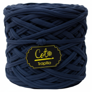 Trapillo Azul Marino Profundo Algodón en Perú