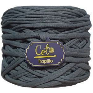 Trapillo Gris de Algodón para Tejer