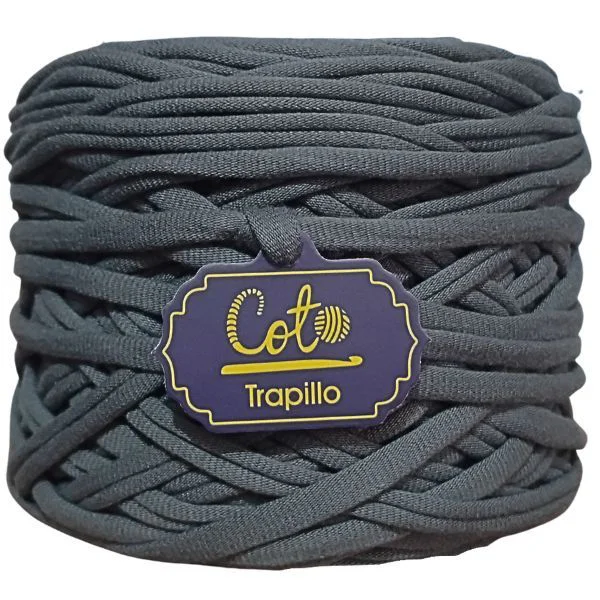 Trapillo Gris de Algodón para Tejer
