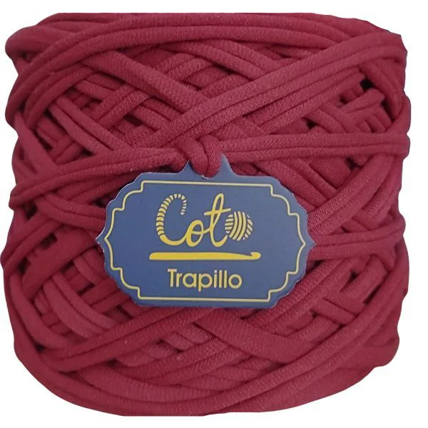 Trapillo Rojo Vino Algodón en Perú