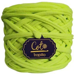 Trapillo Verde Flúor de Algodón en Perú