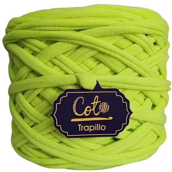 Trapillo Verde Flúor de Algodón en Perú