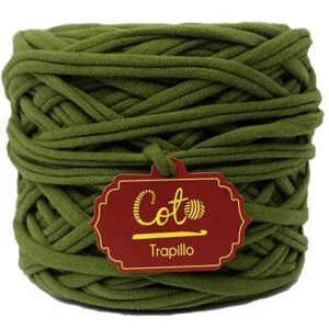 Verde Pistacho Trapillo de algodón Jersey para MANTA DE PESO TDA TDH