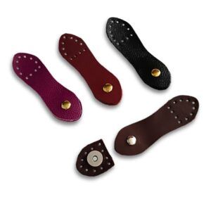 Broche de Lengueta de Cuero Legítimo