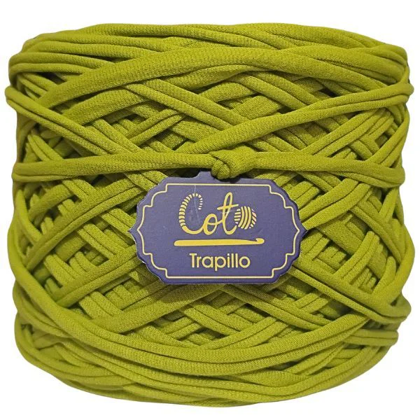 Trapillo Verde Manzana de Algodón en Perú