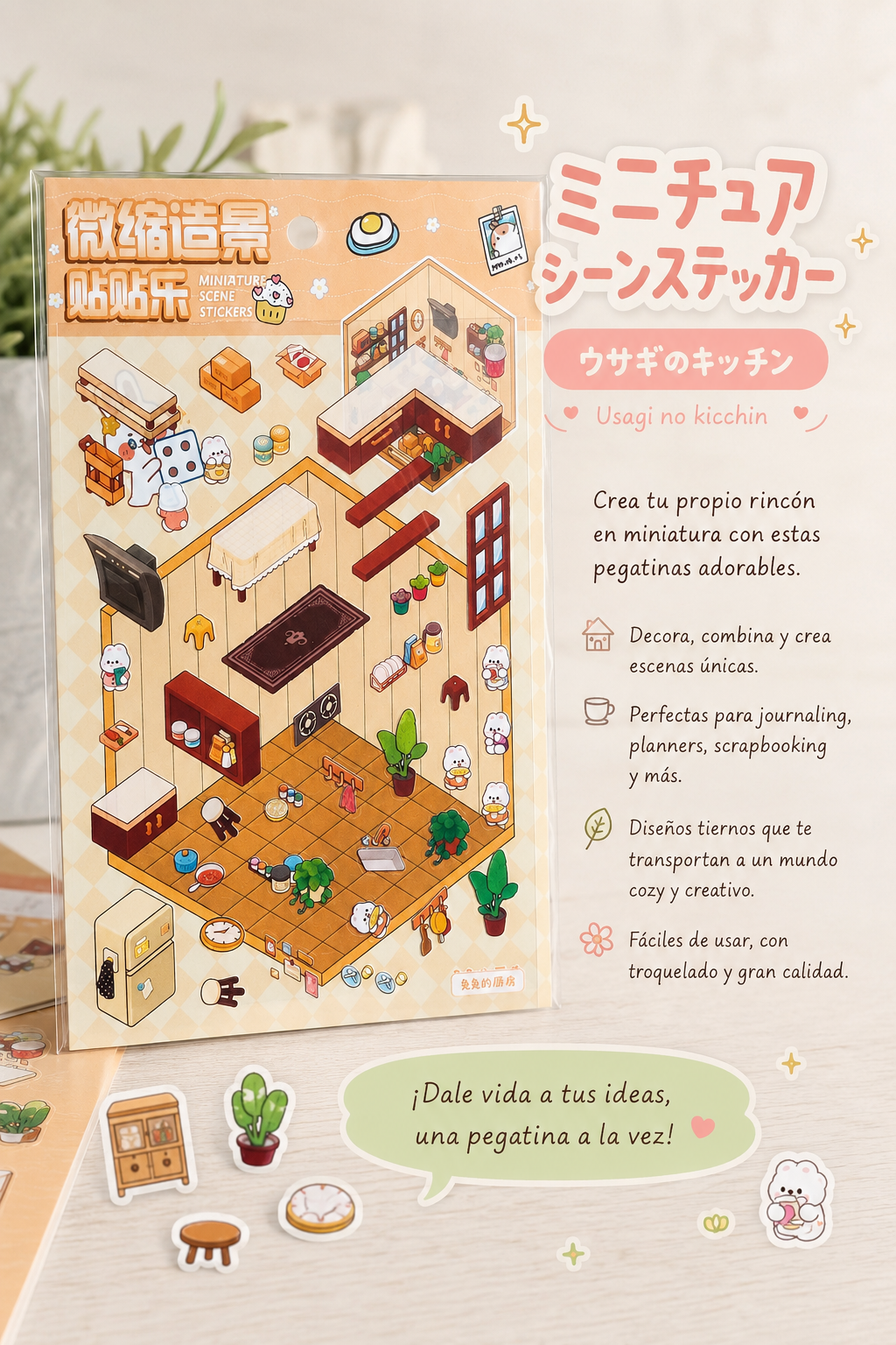 Pegatinas Mini Escenarios