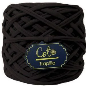Trapillo Marrón Oscuro de Algodón para Tejer