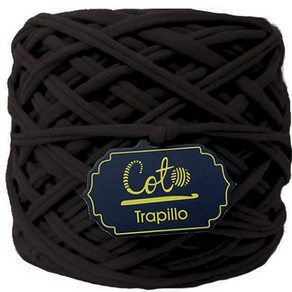 Trapillo Marrón Oscuro de Algodón para Tejer