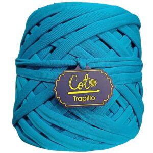 Trapillo Turquesa Coto Trapillo de Algodón Variedad de Colores