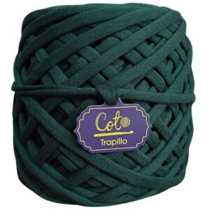Trapillo-Verde-Botella-Oscuro-para-Tejer-bolsos-y-carteras-Peru