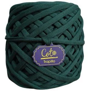 Trapillo-Verde-Botella-Oscuro-para-Tejer-bolsos-y-carteras-Peru