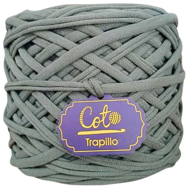 Trapillo Verde Salvia Claro de Algodón Variedad de Colores
