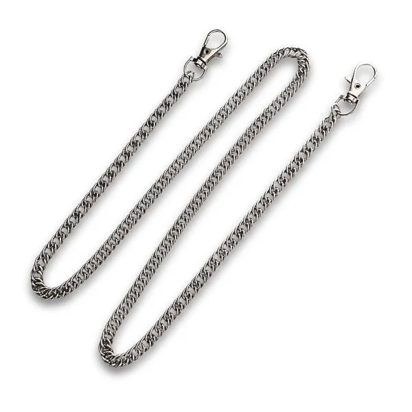 Asa Individual de Metal Gourmette Doble<br>(plateado) 82 cm