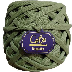 Trapillo-Verde-Manzana-Oscuro-para-Tejer-bolsos-y-carteras-Peru